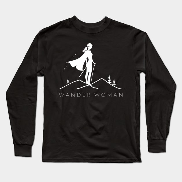 Wander Woman Hiking and Camping Long Sleeve T-Shirt by Epic Hikes